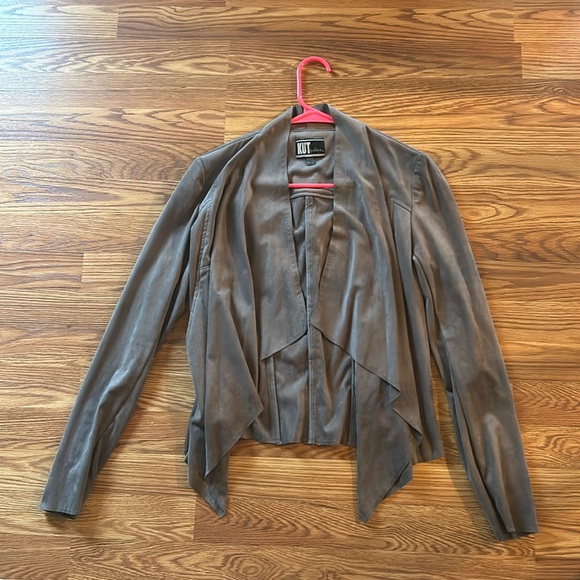 New KUT Small suede cardigan/jacket - Picture 1 of 4